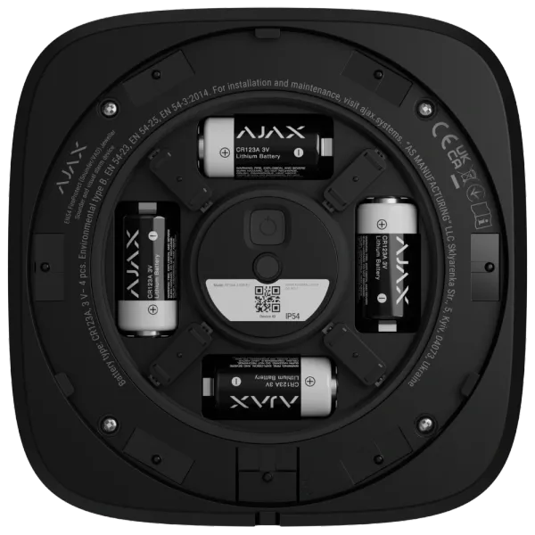 Ajax EN54 FireProtect (Sounder) black пожежний звуковий Сповіщувач