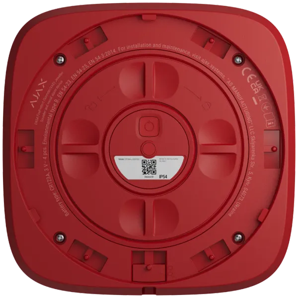Ajax EN54 FireProtect (Sounder) red пожежний звуковий Сповіщувач