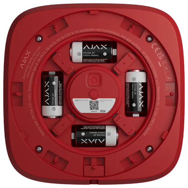 Ajax EN54 FireProtect (Sounder) red пожежний звуковий Сповіщувач