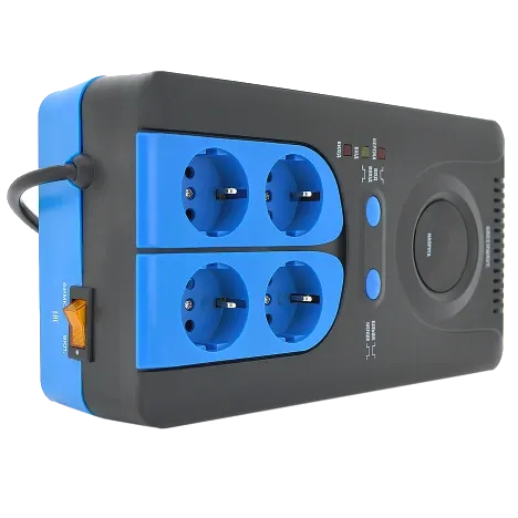 Green Wave Winchester 500VA (350Вт) Стабілізатор напруги релейний 4xShuko, DC140-260V, AC220±8%, BOX