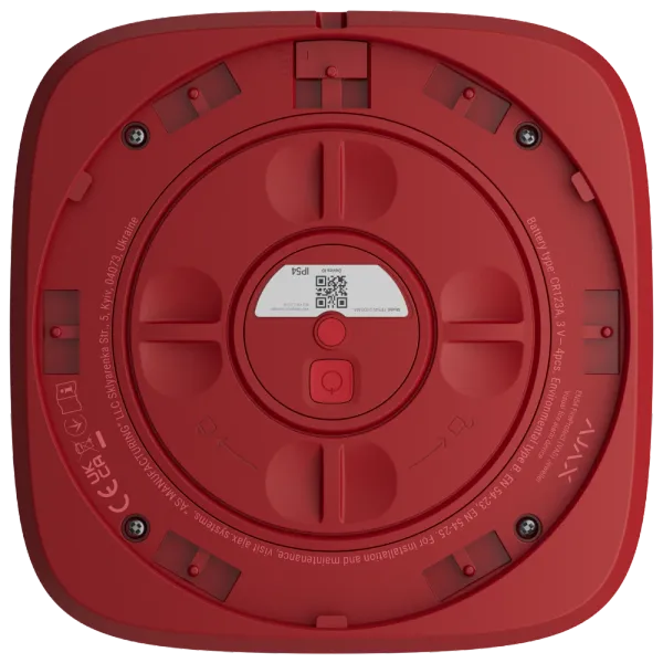 Ajax EN54 FireProtect (VAD) red пожежний світловий Cповіщувач