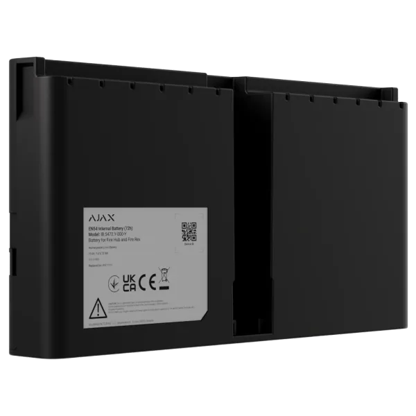 Ajax EN54 Internal Battery (72h) black для Fire Hub і Fire Rex Акумулятор