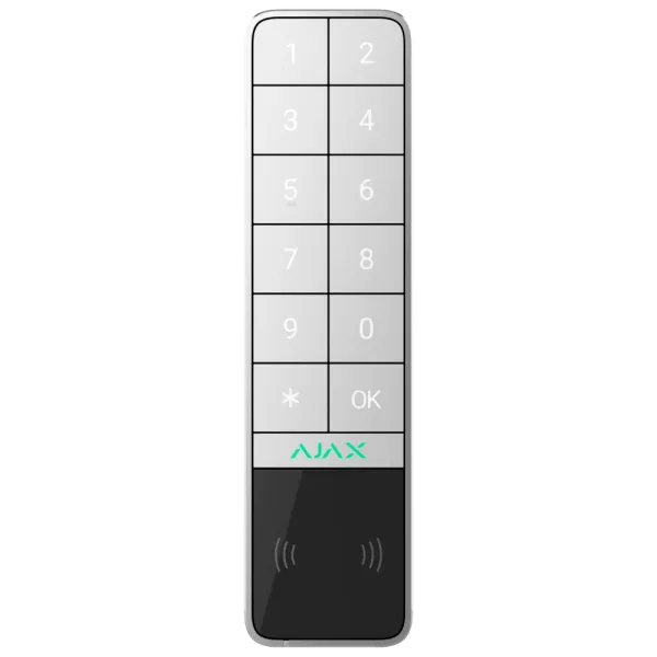 Ajax KeyPad Outdoor Jeweller (8EU) ASP white Бездротова клавіатура