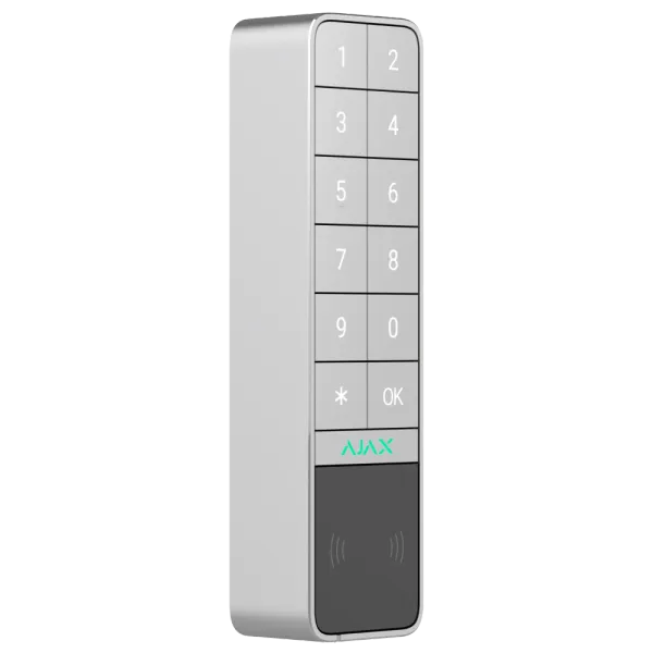 Ajax KeyPad Outdoor Jeweller (8EU) ASP white Бездротова клавіатура