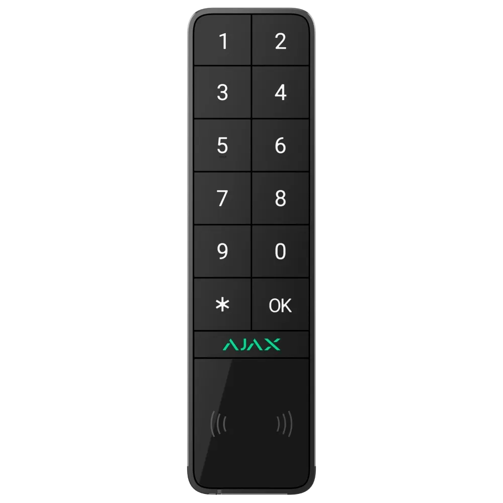 Ajax KeyPad Outdoor Jeweller (8EU) ASP black Бездротова клавіатура
