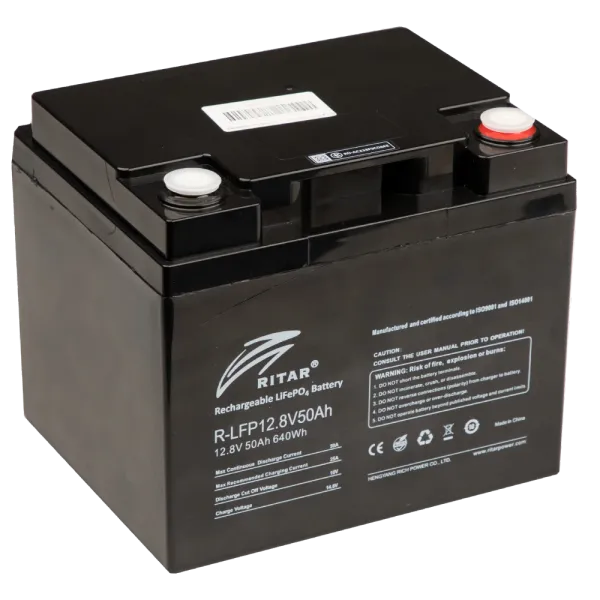 Ritar R-LFP12.8V50AH Акумуляторна батарея з bluetooth
