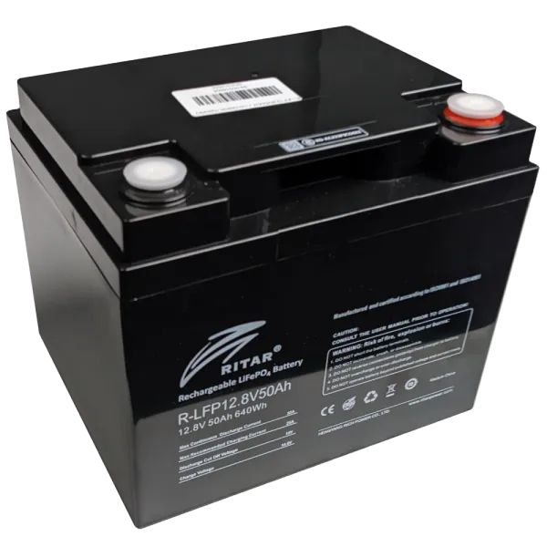 Ritar R-LFP12.8V50AH Акумуляторна батарея з bluetooth