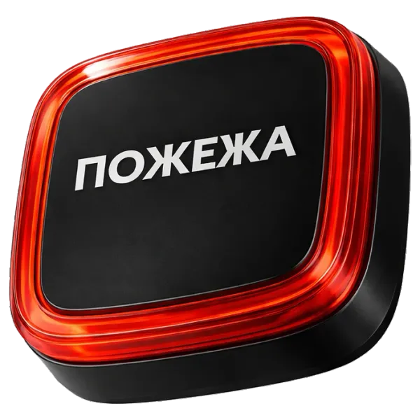 Ajax EN54 FireProtect (VAD) black пожежний світловий “ПОЖЕЖА“ Cповіщувач