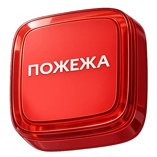 Ajax EN54 FireProtect (VAD) red пожежний світловий "ПОЖЕЖА" Cповіщувач