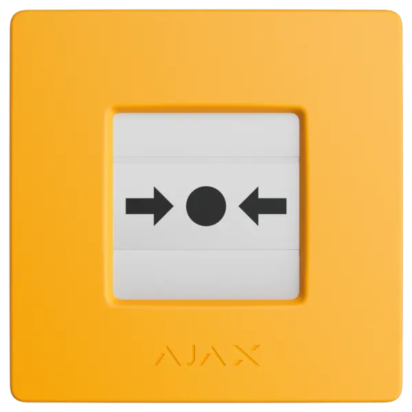 Ajax Manual Call Point (Yellow) ручний бездротовий Сповіщувач