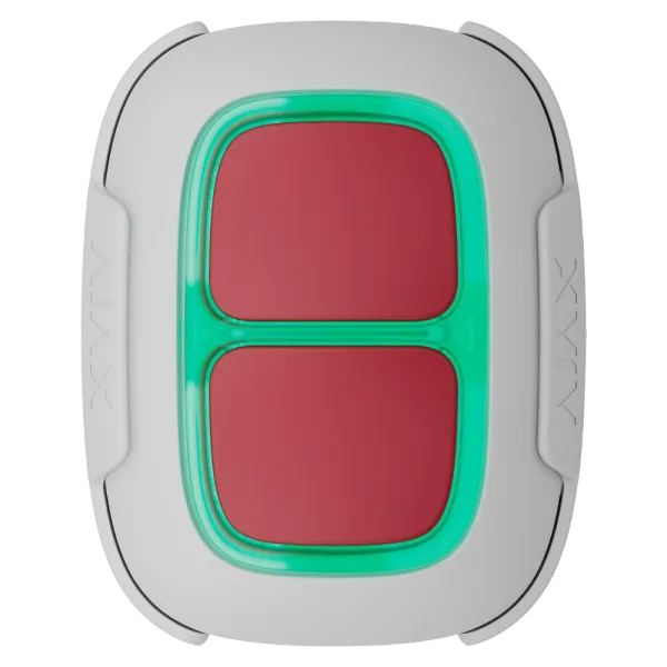 Тривожна кнопка Ajax Superior DoubleButton G3 Jeweller white