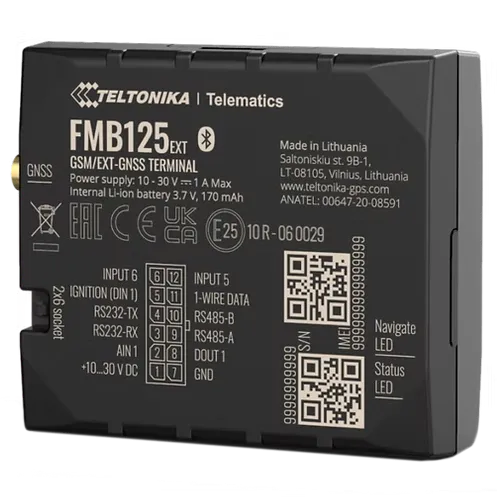 Teltonika FMB125 RS232, RS485 2G трекер