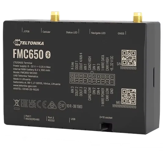Teltonika FMC650 CAN J1708 Професійний GPS-трекер