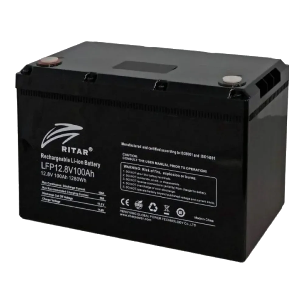 Ritar LFP12.8V100AHG24 Акумуляторна батарея з bluetooth