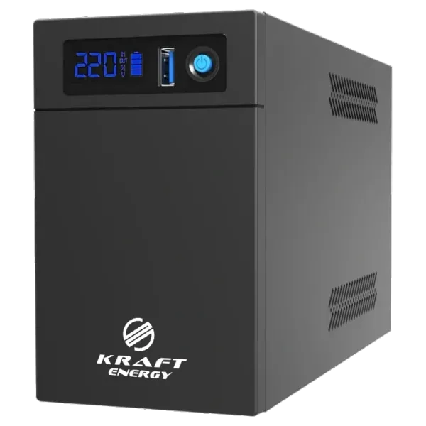 Kraft KRF-1200VA/720W(LED) LiFePO4 UPS Джерело безперебійного живлення