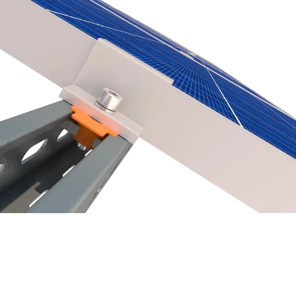 Kripter Domino V3-4 L6200 Кріплення наземної оцинкованої стійки у зборі