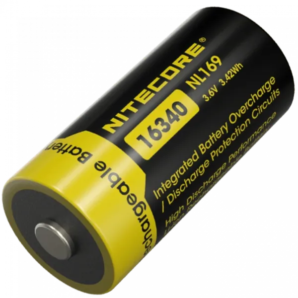 Nitecore NL169 Li-Ion CR123A 3.6V (950mAh) Акумулятор літієвий