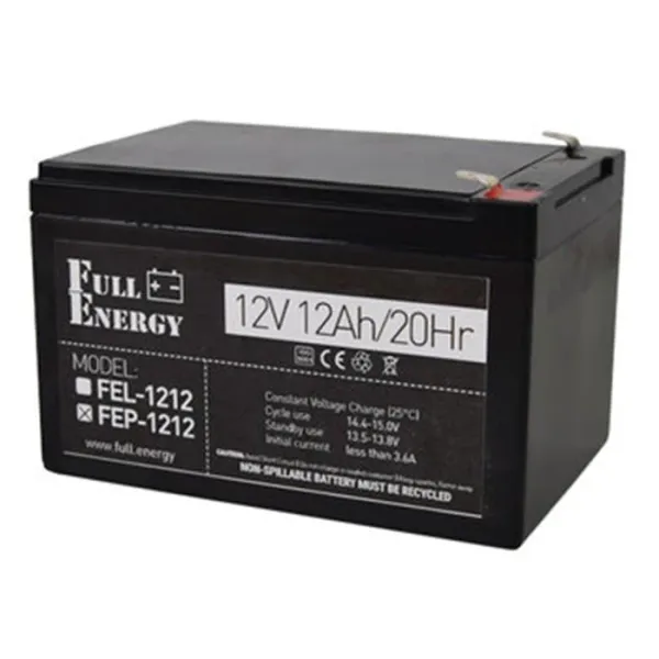 Full Energy FEP-1212 12 А•г 12В Свинцево-кислотна акумуляторна батарея
