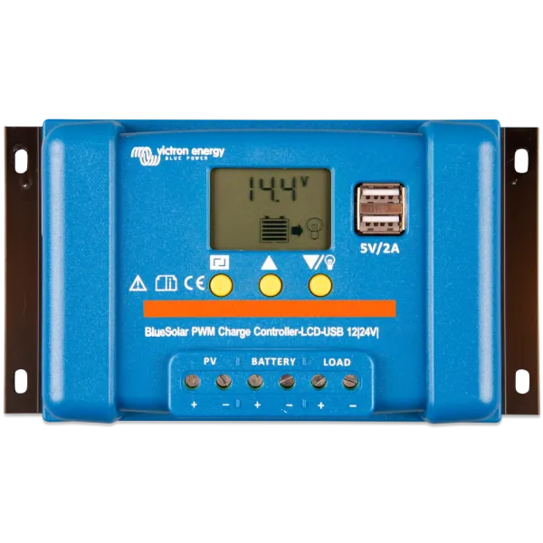 Victron Energy BlueSolar PWM-LCD&USB 12/24-30 Контролер заряду