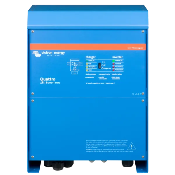 VictronEnergy Quattro 48/8000/110-100/100 однофазний чиста синусоїда Інвертор