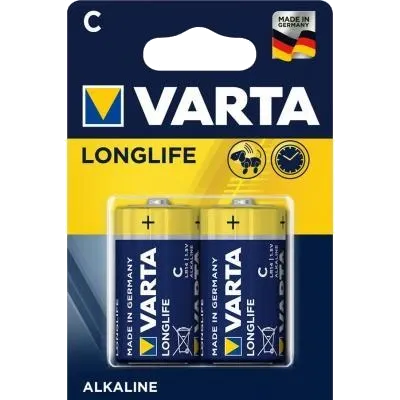 VARTA LONGLIFE C BLI 2 ALKALINE Батарейка