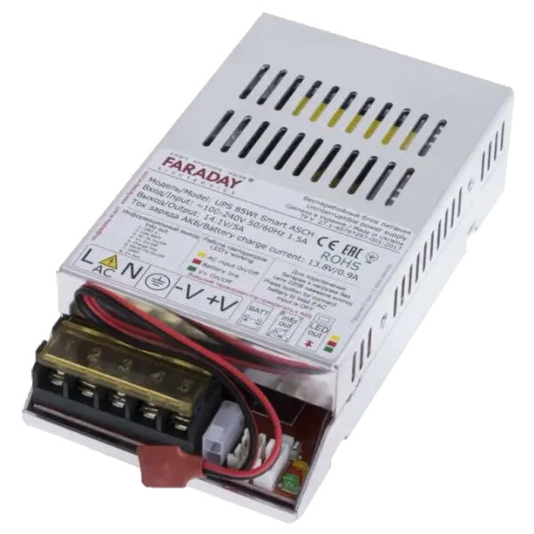 Faraday Electronics 85W UPS Smart ASCH ALU Безперебійний блок живлення 12-18 А●год
