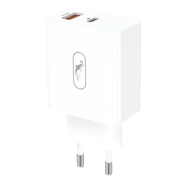 SkyDolphin SC02 (2USBx2.4A) White (MZP-000185) Мережевий зарядний пристрій