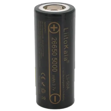 LiitoKala 26650 Li-Ion Lii-50A 5000mah Акумулятор