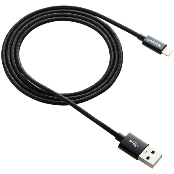 CANYON CFI-3 Кабель Lightning 8-pin - USB 1м