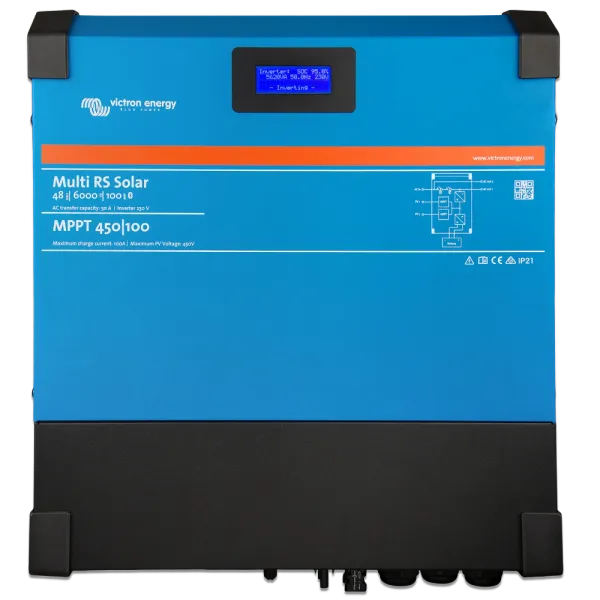 Victron Energy Multi RS Solar 48/6000/100-450/80 сонячний однофазний чиста синусоїда Інвертор