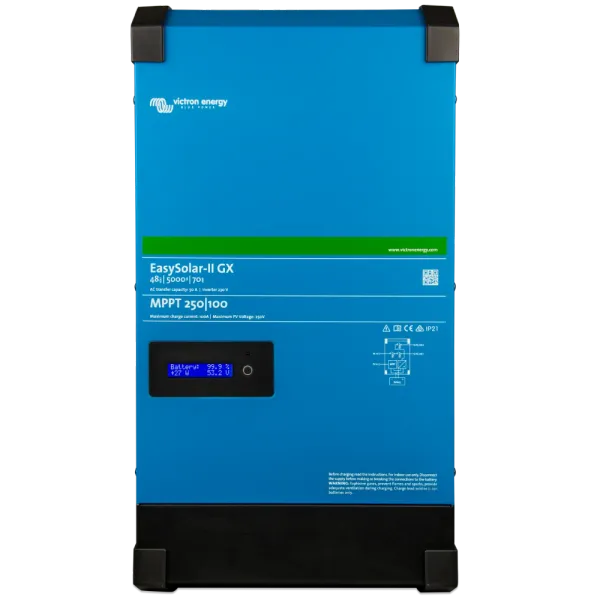 Victron Energy EasySolar-II 48/5000/70-50 MPPT 250/100 GX однофазний чиста синусоїда Інвертор