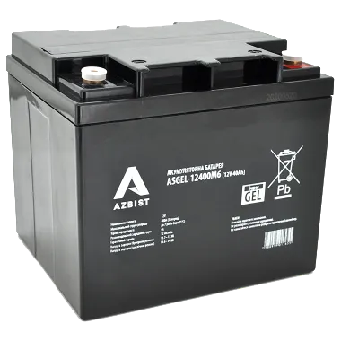 AZBIST Super GEL ASGEL-12400M6 12V 40Ah Акумуляторна батарея