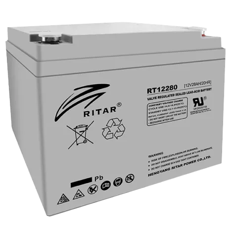 RITAR AGM RT12280 12V 28Ah Акумуляторна батарея