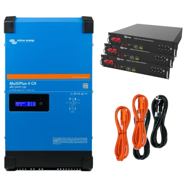 Victron Energy MultiPlus-II + Dyness 2.4кВт 7.2кВт•год Система автономного живлення однофазна
