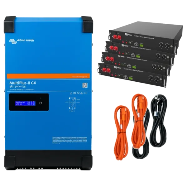 Victron Energy MultiPlus-II + Dyness 2.4кВт 9.6кВт•год Система автономного живлення однофазна