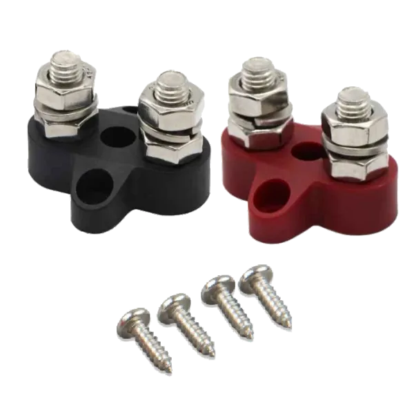 Victron Energy Dual Terminal Stud M8-linked set (1 red/1 black) Подвійний набір клем M8