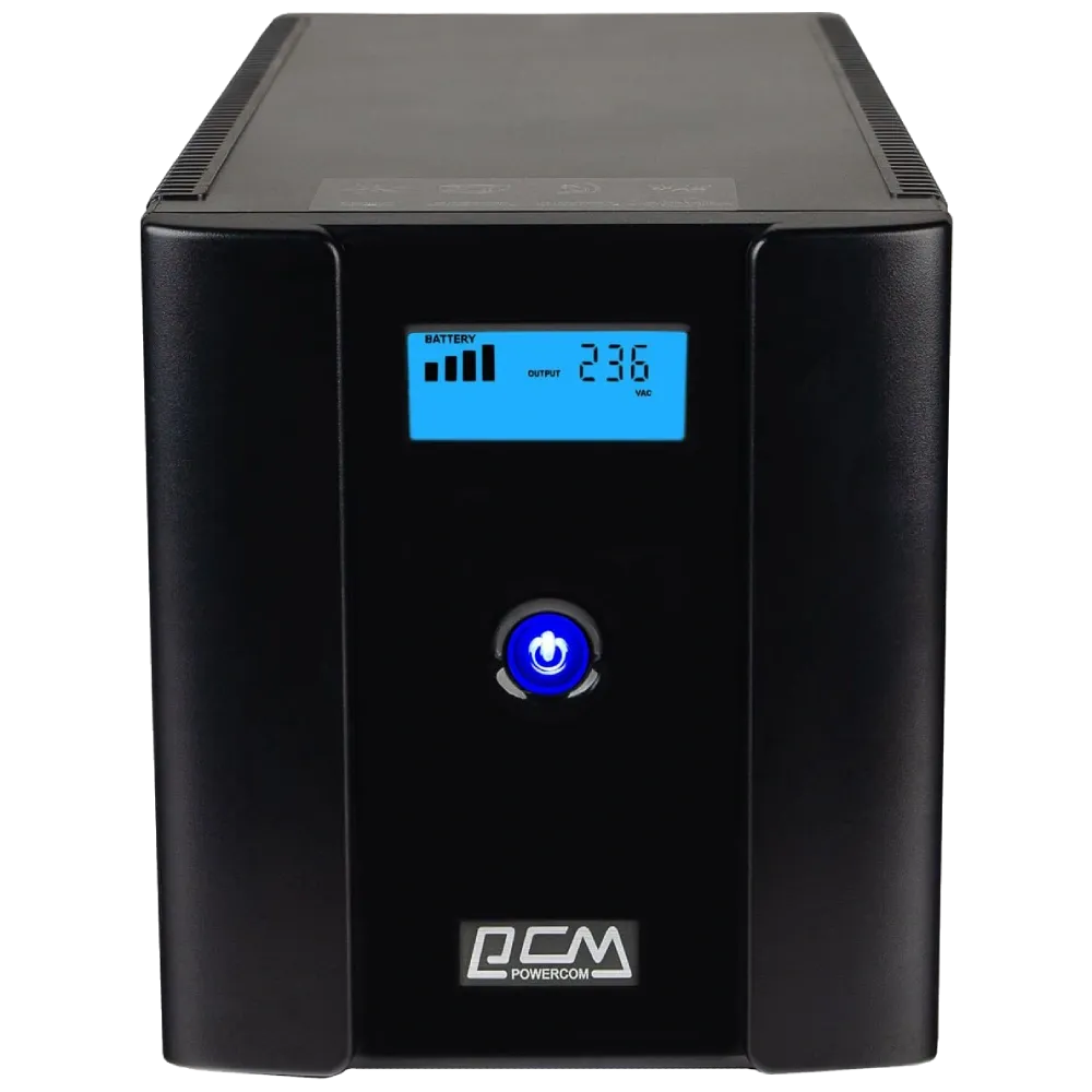 Powercom RPT-1500AP LCD Schuko Джерело безперебійного живлення