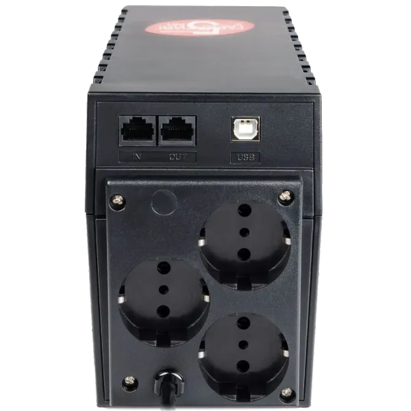 Powercom RPT-600AP Schuko Джерело безперебійного живлення