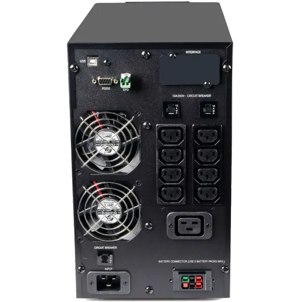 Powercom MAC3000 IEC LCD Джерело безперебійного живлення