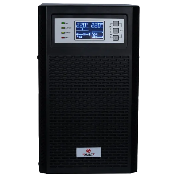 Kraft KRF-T3000VA/2400W(LCD) Pro Online Джерело безперебійного живлення
