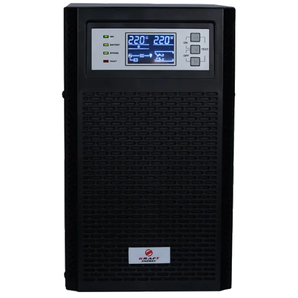 Kraft KRF-T6000VA/6KW(LCD)Ex Pro Online Джерело безперебійного живлення
