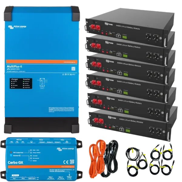 VictronEnergy MultiPlus-II + Dyness 4кВт 14.4кВт•г Система безперебійного живлення однофазна