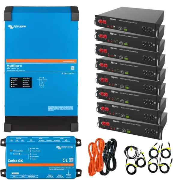 VictronEnergy MultiPlus-II + Dyness 4кВт 19.2кВт•г Система безперебійного живлення однофазна