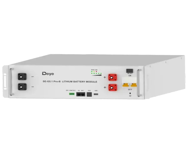 Deye SE-G5.1 Pro-B 51.2В 100А•год 100А Літієва акумуляторна батарея