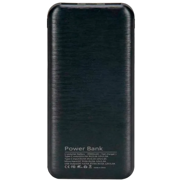 Kraft KPB-2020FC (20000 mAh) Black Повербанк