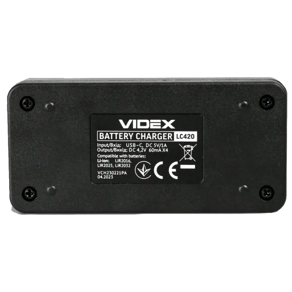 Videx VCH-LC420 Зарядний пристрій