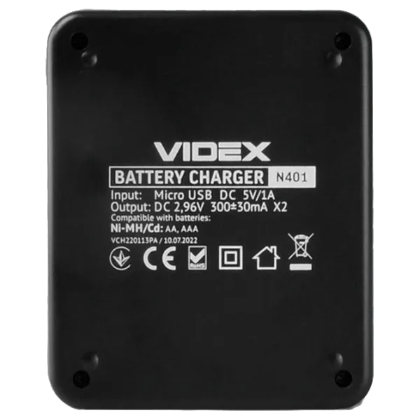 Videx VCH-N401 Зарядний пристрій
