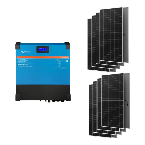 Victron Energy Multi RS Solar 48/6000/100-450/80 + AIKO G645-MCH7 5.3 кВт2Dw Система автономного живлення однофазна