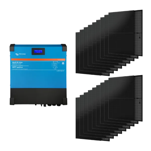 Victron Energy Multi RS Solar 48/6000/100-450/80 + AIKO A445-MAH54Mb 5.3 кВт Система автономного живлення однофазна
