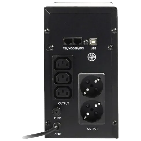 EnerGenie EG-UPS-035 2000ВA апроксимована синусоїда Джерело безперебійного живлення